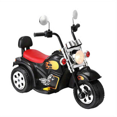 Harley-Davidson-inspired Electric Motorcycle Black Youngsters' Electric Motorcycle Ride-On Toy | 6V Battery Powered